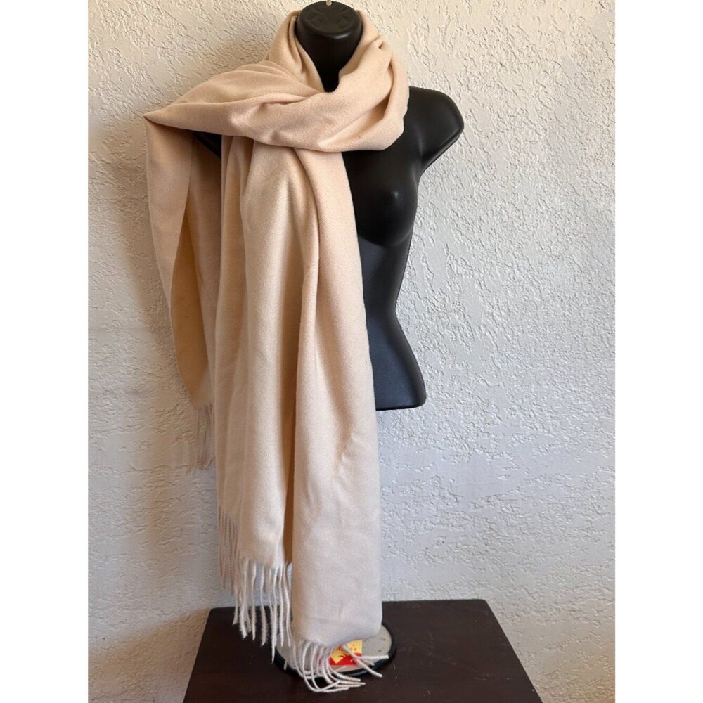 Angelene's Cream Oversized Scarf Cozy Winter Accessory
